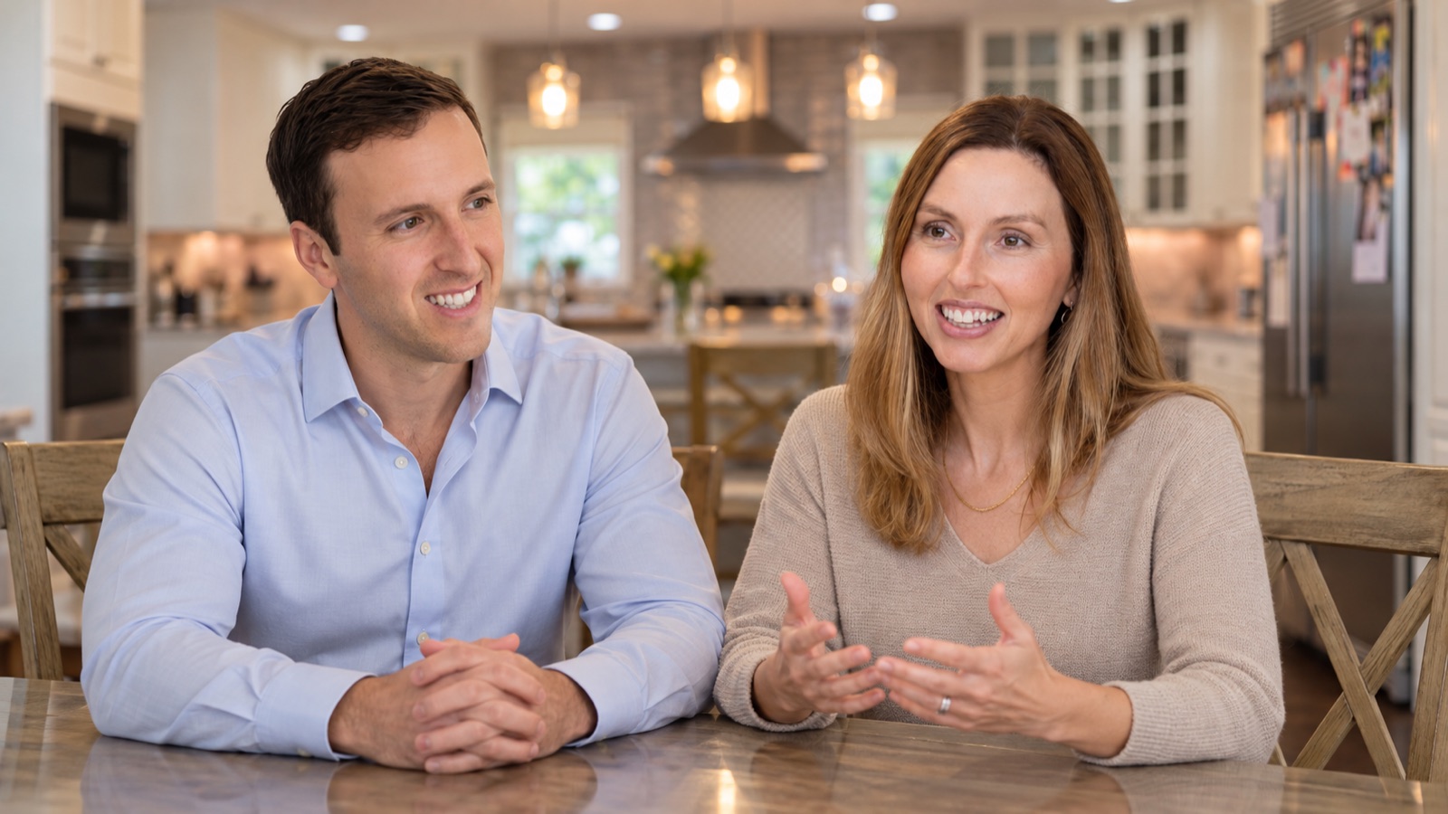 AI storyboard · Ben + Sam · family interview
